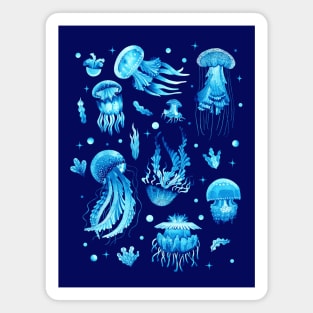 Watercolor Jellyfish Magnet